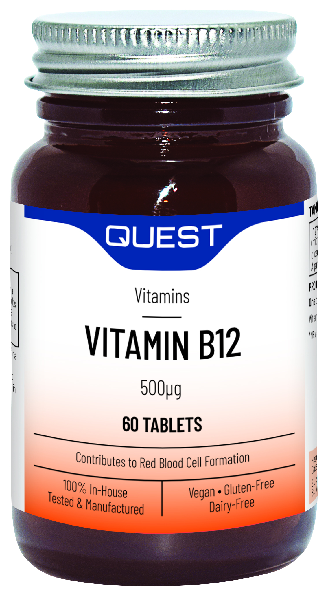 Quest Vitamin B12 Vegan 500 ug 60's